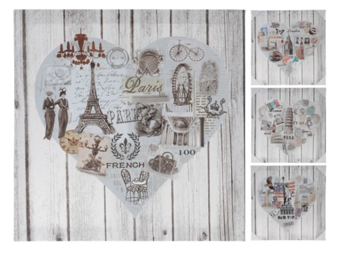 Przejdź do produktu Obraz serce na płótnie 39x39 cm 746550