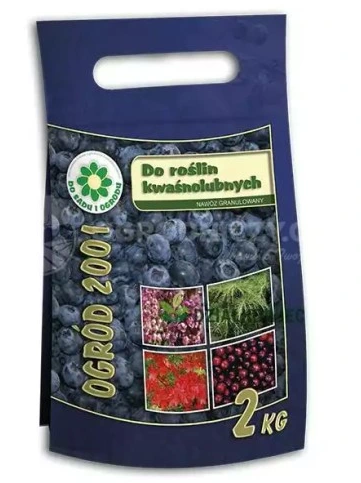 Przejdź do produktu Nawóz na rośliny kwaśnolubne 2 kg Ogród 2001