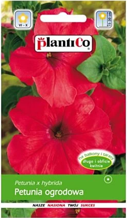Przejdź do produktu Petunia czerwona 0,05 g Plantico