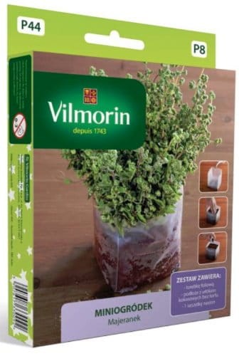 Przejdź do produktu Miniogródek majeranek ziemia doniczka na zioła VILMORIN