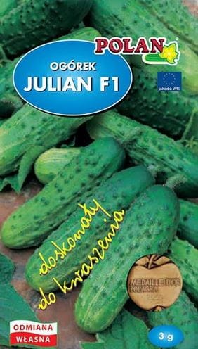 Przejdź do produktu Ogórek gruntowy Julian mieszaniec 5g Polan