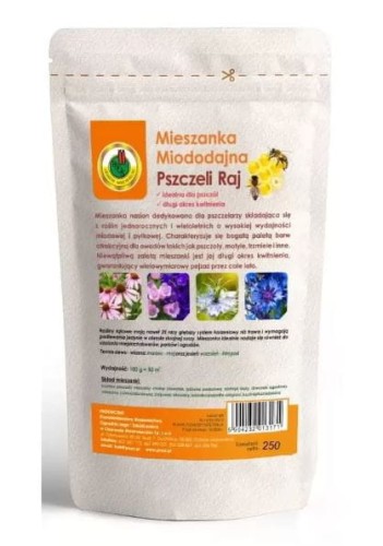 Przejdź do produktu Łąka kwiatowa Pszczeli Raj mieszanka miododajna 250 g Pnos
