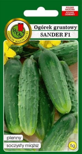 Przejdź do produktu Ogórek gruntowy Sander F1 5 g  nasiona ST PNOS
