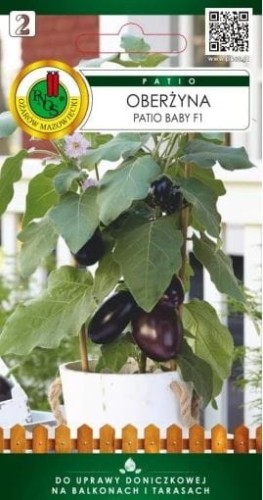 Przejdź do produktu Oberżyna Patio Baby F1 15 ziaren Pnos