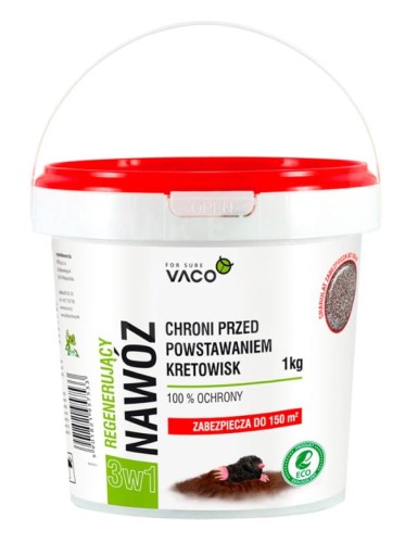 Przejdź do produktu Środek preparat na krety 1kg nawóz przeciwko kretowiskom VACO