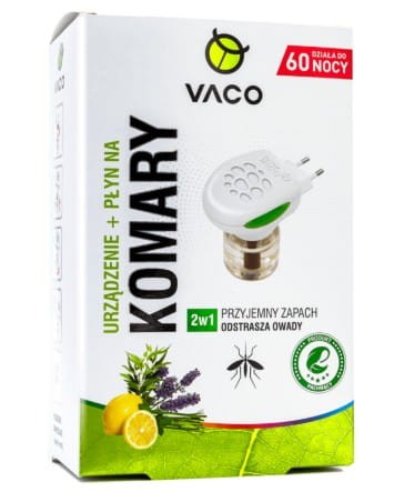 Przejdź do produktu Elektro + płyn 45 ml na komary, meszki, muszki Vaco
