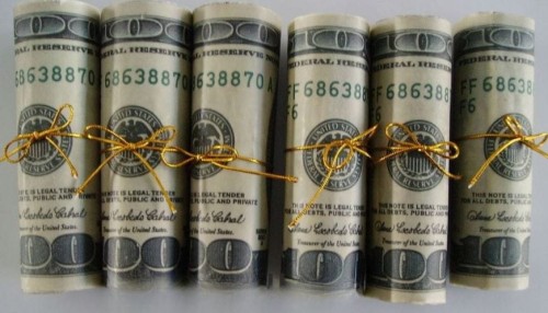 Przejdź do produktu Dolary rozpałka podpałka do kominka śmieszny prezent 6szt