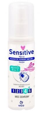 Przejdź do produktu Sensitive Płyn na kleszcze komary od 6 miesiąca 80 ml DV203