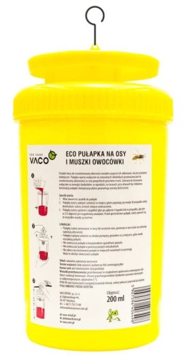 Przejdź do produktu Pułapka na osy, muchy i szerszenie + płyn 200 ml DV24