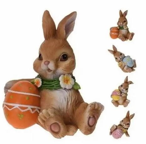 Przejdź do produktu Zajączek wielkanocny z jajkiem 10 cm 714777