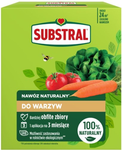 Przejdź do produktu Nawóz organiczny naturalny do warzyw 1,2kg Substral