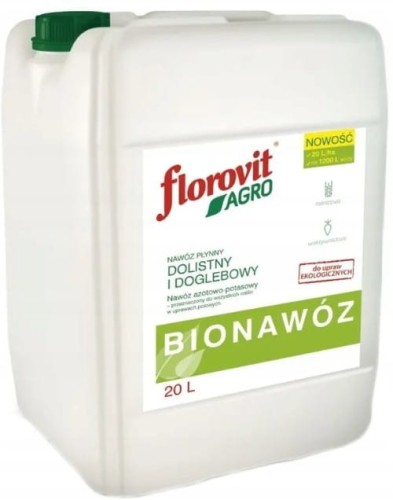 Przejdź do produktu Nawóz organiczny naturalny Bionawóz Florovit 20L
