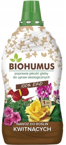 Przejdź do produktu Biohumus nawóz do kwitnących 1L Agrecol 
