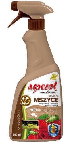 Przejdź do produktu Płyn na mszyce przędziorniki tarczniki naturalny 500ml AGRECOL