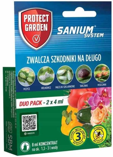 Przejdź do produktu Oprysk mszyce wełnowce mączlik tarcznik misecznik Sanium 2x4ml długodziała