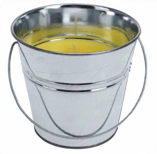 Przejdź do produktu Świeca zapachowa citronella 6,5 x 6 cm wiaderko ocynk 29157