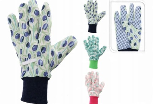 Przejdź do produktu Rękawice ogrodowe 3 wzory owoce 40335