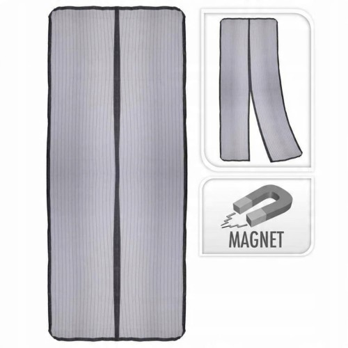 Przejdź do produktu Moskitiera do drzwi 100 x 220 cm 2 części magnes 832246/290557