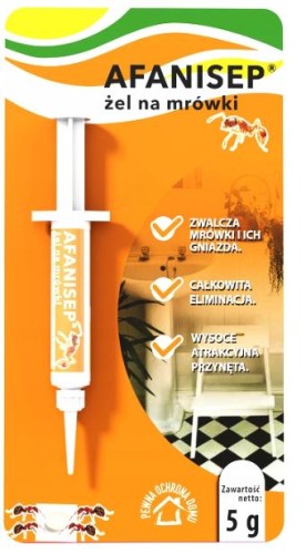 Przejdź do produktu Trutka żel na mrówki w strzykawce zwalcza całe gniazda AFANISEP 5g