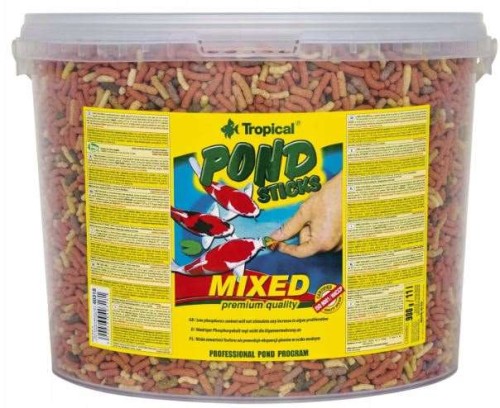 Przejdź do produktu Pokarm dla ryb w oczku stawie pałeczki Tropical Pond Sticks Mixed 11L