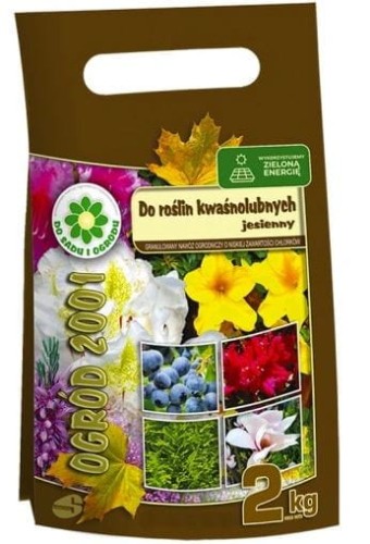 Przejdź do produktu Nawóz jesienny do roślin kwaśnolubnych Ogród 2001 Siarkopol 2 kg
