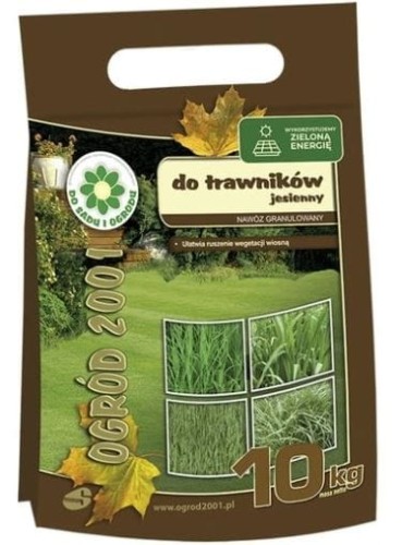 Przejdź do produktu Nawóz jesienny do trawników trawy 10 kg Ogród 2001