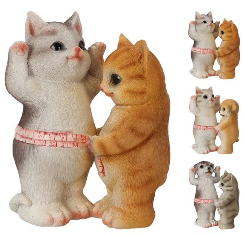 Przejdź do produktu Figurka dekoracyjna kot i pies 19 cm 934381