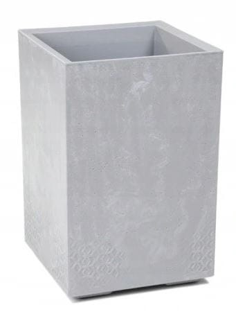 Przejdź do produktu Kwietnik Karo Eco Efekt Betonu wysoki 400x400 szary beton Lamela 992