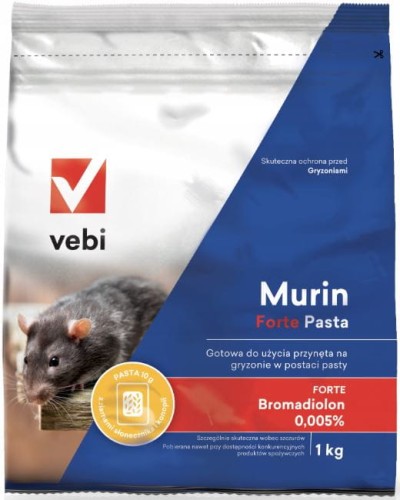 Przejdź do produktu Pasta na myszy szczury trutka saszetki Murin Forte 1kg