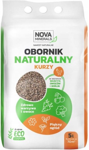 Przejdź do produktu Obornik naturalny kurzy granulowany 5l Nova Minerals