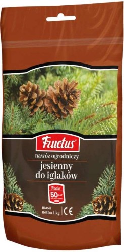 Przejdź do produktu Nawóz jesienny pod iglaki rododendrony azalie wrzosy 1kg Fructus