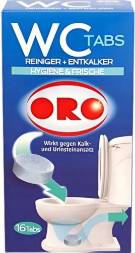 Przejdź do produktu Tabletki do czyszczenia WC ORO 16x25g 