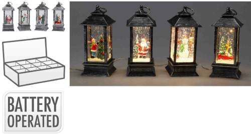 Przejdź do produktu Latarnia dekoracyjna LED 13 cm 1 szt. – 4 wzory 149778