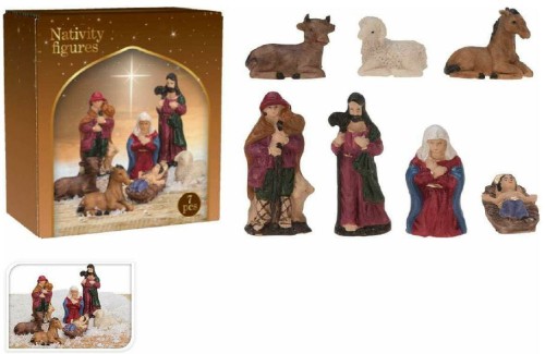 Przejdź do produktu Figurki do Szopki zestaw 7 szt. 6,5 cm 209427