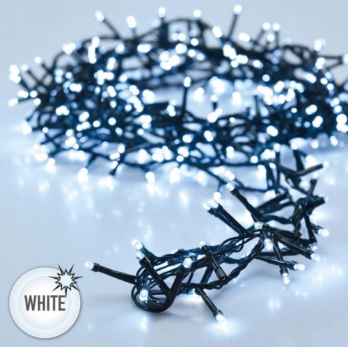 Przejdź do produktu Lampki choinkowe sznur łańcuch świetlny 1000 LED biały zimny flesz 682206