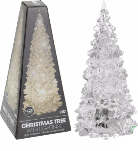 Przejdź do produktu Choinka LED 22cm zmienia kolor 361753