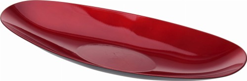 Przejdź do produktu Misa czerwona owalna taca do stroika na świecę 50x21cm 651980