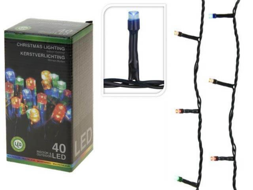 Przejdź do produktu Lampki kolorowe 40 led migające 785337