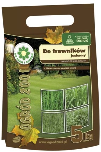 Przejdź do produktu Nawóz jesienny do trawników trawy 5 kg Ogród 2001
