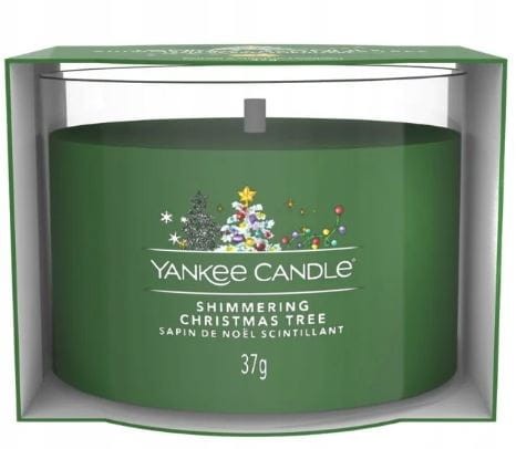 Przejdź do produktu Yankee Candle SHIMMERING CHRISTMAS TREE Świeca Zapachowa Mini 37g