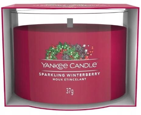 Przejdź do produktu Yankee Candle SPARKLING WINTERBERRY Świeca Zapachowa Mini 37g