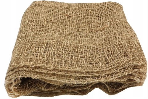 Przejdź do produktu Płachta jutowa chusta z juty naturalna ogrodnicza 120 x 120 cm 105 g/m2