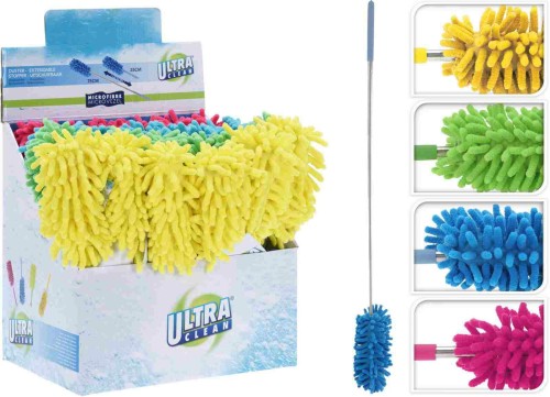 Przejdź do produktu Miotełka do kurzu teleskopowa max 76cm 4 kolory 875898