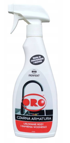 Przejdź do produktu Preparat do usuwania rdzy i kamienia czarna armatura 500 ml ORO 4821 
