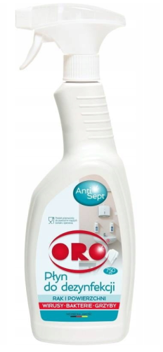Przejdź do produktu Płyn dezynfekujący do rąk i powierzchni 750 ml ORO Antisept 5125