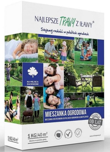 Przejdź do produktu Trawa ogrodowa na miejsca zacienione Trawy z Iławy Rolimpex 40 m² 1 kg