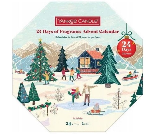 Przejdź do produktu Kalendarz adwentowy 24szt świece tealight Apres Ski Yankee Candle