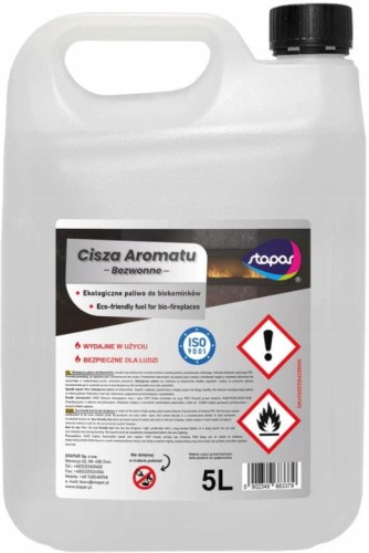 Przejdź do produktu Bioetanol bio-paliwo do biokominka płyn grzewczy 5l 96%