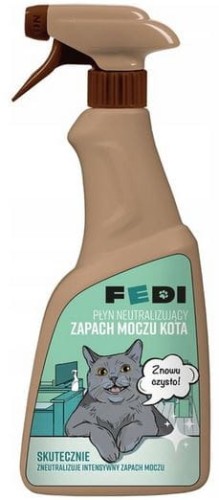 Przejdź do produktu Płyn spray na zapach moczu kota 500ml Fedi Agrecol