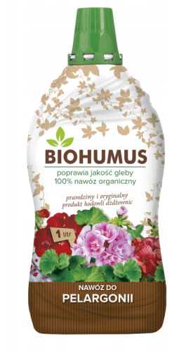 Przejdź do produktu Nawóz Biohumus do pelargonii 1L Agrecol 